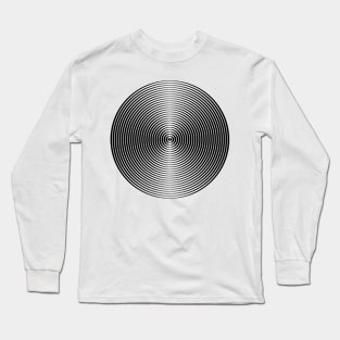 Concentric Circle Shimmy Long Sleeve T-Shirt